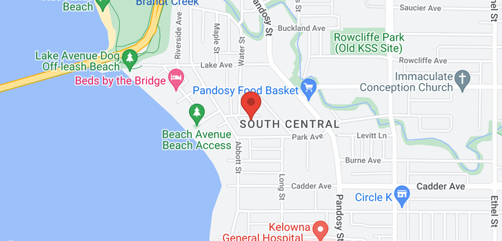 map of 355 Beach Avenue